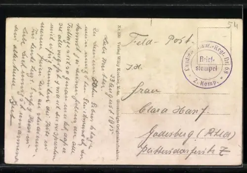 AK Pont-a-Mousson, Totalansicht