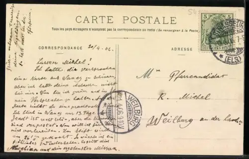 AK Nancy, Eglise St-Epvre et Place des Dames