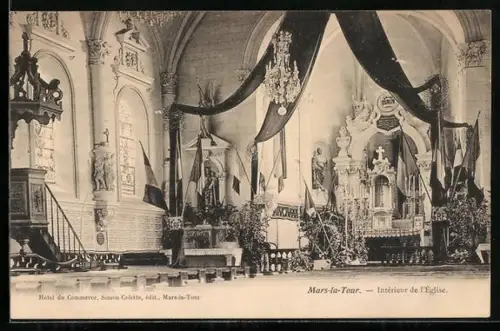 AK Mars-la-Tour, Intérieur de l`Église