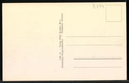 AK Crion, Motiv aus dem zerstörten Dorf