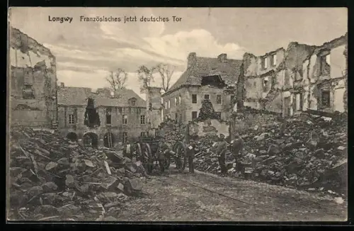 AK Longwy, Französisches jetzt deutsches Tor
