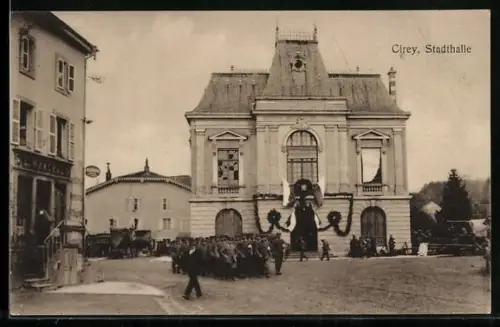 AK Cirey, Partie an der Stadthalle