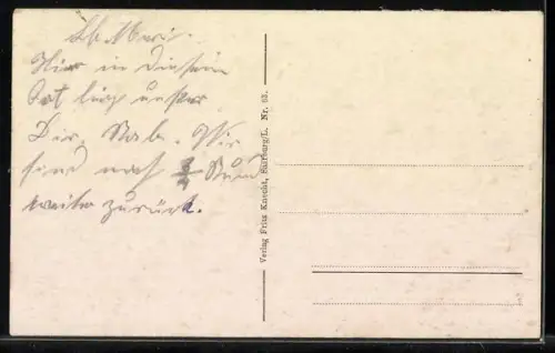 AK Cirey, Marktplatz mit Kirche