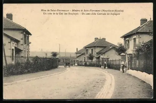 AK Saint-Pierremont, Un coin de la Cité des Employés