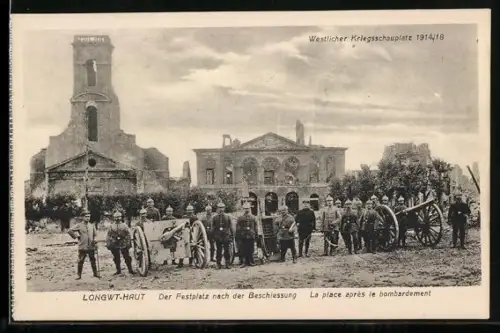 AK Longtw-Haut, La place après le bombardement