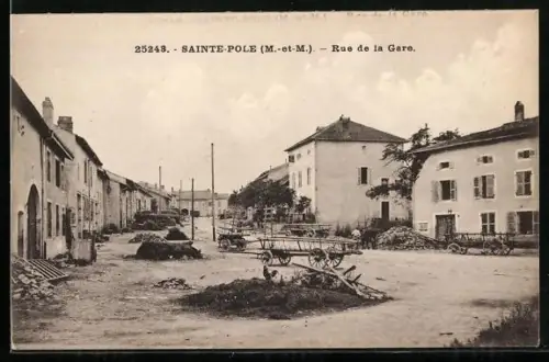 AK Sainte-Pole, Rue de la Gare