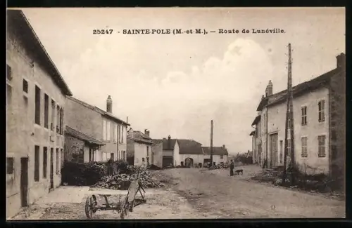 AK Sainte-Pole, Route de Lunéville