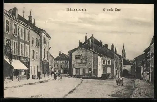 AK Blamont, Grande Rue