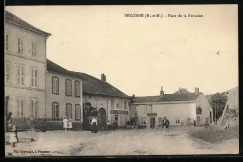 AK Pexonne, Place de la Fontaine