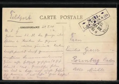 AK Pexonne, Place de la Fontaine