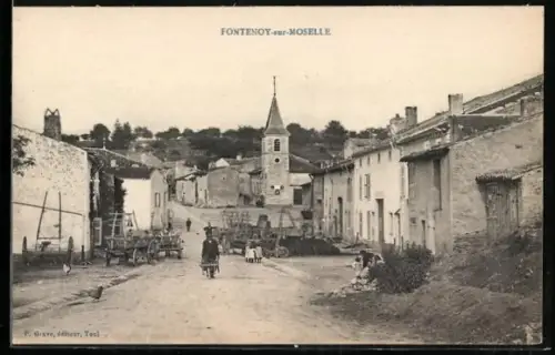 AK Fontenoy-sur-Moselle, Panorama