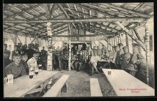 AK Barbas, Westl. Kriegsschauplatz