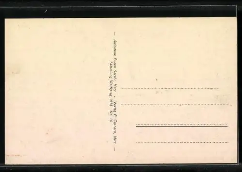 AK Jarny, zerstörtes Cafe und Restaurant