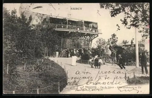 AK Nancy, Pas de Géant, Allée conduisant au Tir