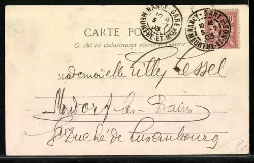 AK Nancy, Pas de Géant, Allée conduisant au Tir