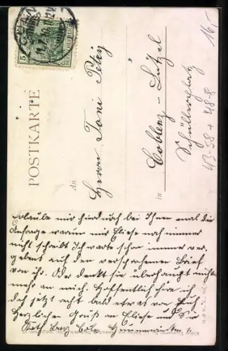 AK Köln, Orgelsmann mit Leierkasten