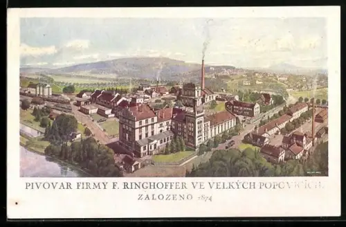 AK Velke Popovice, Pivovar Firmy F. Ringhoffer