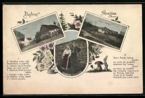 AK Strasin, Náves, Villa Sunda, Manzelé Sundovi