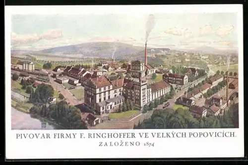 AK Velke Popovice, Pivovar Firmy F. Ringhoffer