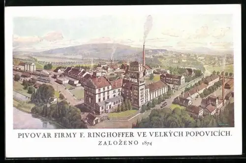 AK Velke Popovice, Pivovar Firmy F. Ringhoffer