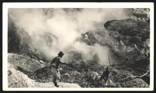 Riesen-AK Sainte-Lucie, Solfatare