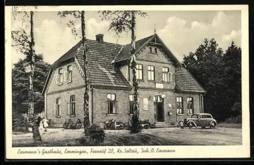 AK Emmingen / Soltau, Emmanns Gasthaus, Inh. O. Emmann