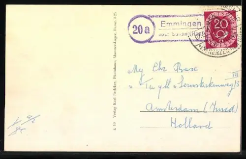 AK Emmingen / Soltau, Emmanns Gasthaus, Inh. O. Emmann