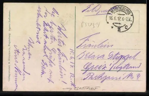 AK Magdeburg, Gasthaus Biederitzer Busch