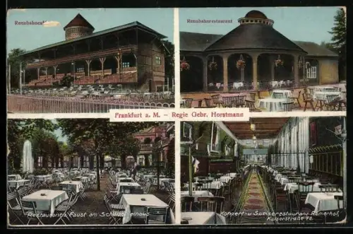 AK Frankfurt-Niederrad, Rennbahnrestaurant v. Gebr. Horstmann