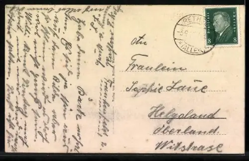 AK Ahlden /Aller, Hotel zur Post, Bes. H. Blanke