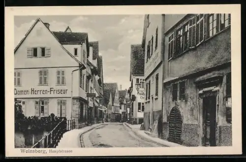 AK Weinsberg, Friseur in der Hauptstrasse