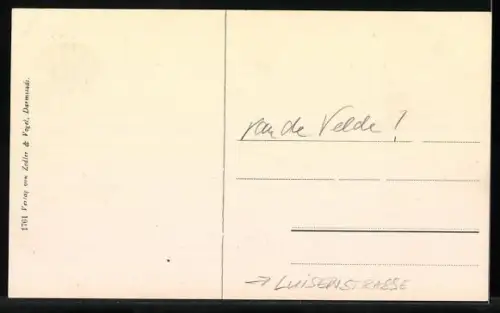 AK Weimar / Thüringen, Nietzsche-Archiv, Luisenstrasse