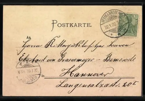 AK Oldendorf b. Hermannsburg, Gasthof Bramer, Rabenhorst, Rittergut