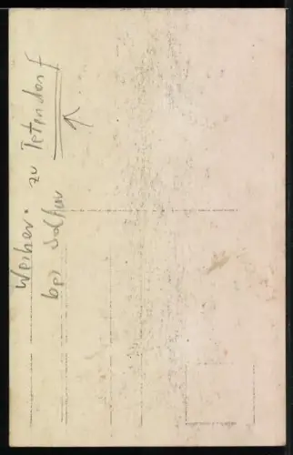 Foto-AK Tetendorf bei Soltau, Ansicht eines Hauses, Fachwerkhaus