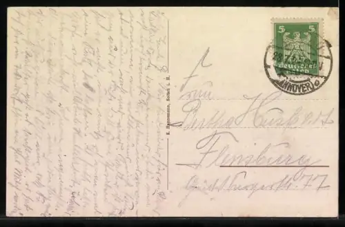 AK Tetendorf bei Soltau, Gasthaus von H. Drewes, Riesenwacholder