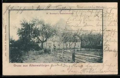 AK Altenwahlingen, W. Bremer`s Gasthof