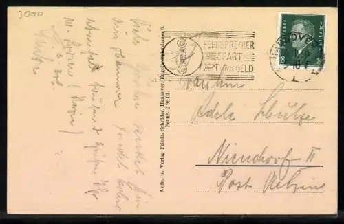 AK Hannover, Cafe Restaurant Decius, Alte Cellerheerstrasse 35a