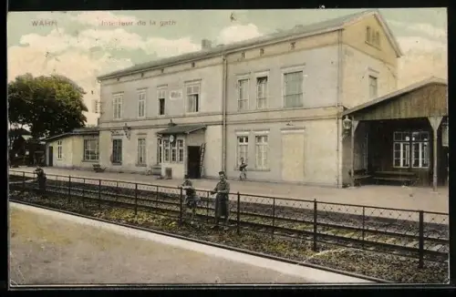 AK Köln-Wahn, Interieur de la gare, Bahnhofansicht mit Bahnsteig