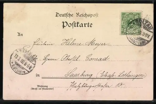 Lithographie Bassel, Lehmberg, Sägemühle, Gebäude