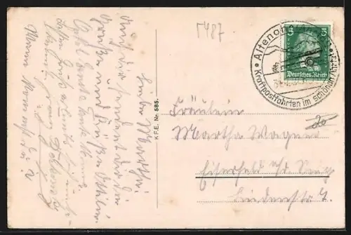 AK Dernau a. d. Ahr, Totalansicht des Ortes und Umgebung