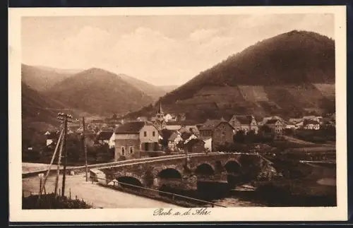 AK Rech an der Ahr, Gesamtansicht aus der Vogelschau