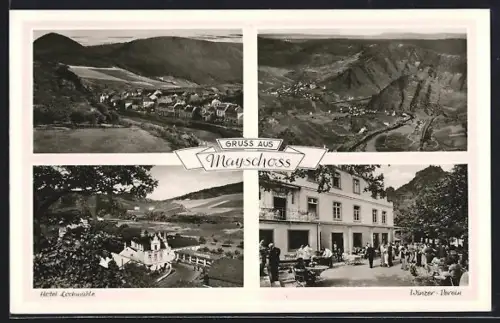 AK Mayschoss, Hotel Lochmühle, Winzer-Verein, Panorama