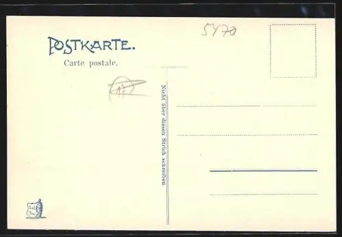 AK Andernach, Teilansicht mit Kirche