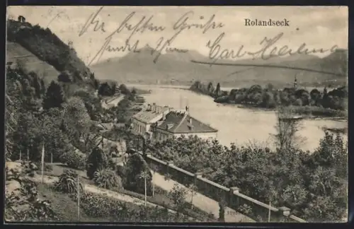 AK Rolandseck, Sicht zum Ort