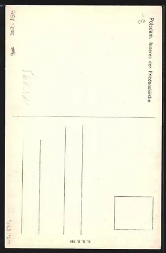 AK Potsdam, Inneres der Friedenskirche