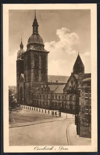 AK Osnabrück, Dom mit Umgebung