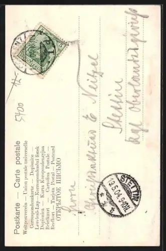 AK Coblenz, Christuskirche mit Strasse u. Anlage