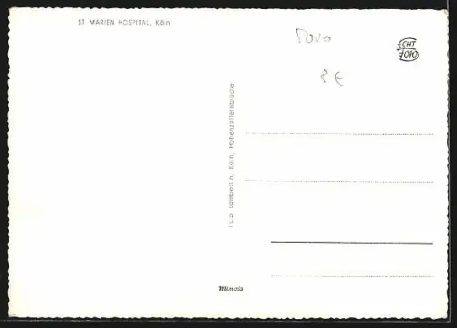 AK Köln, St. Marien Hospital, Frontansicht