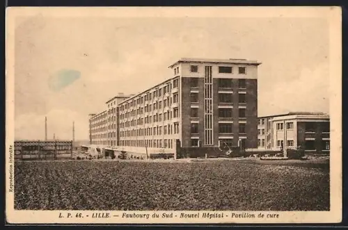 AK Lille, Faubourg du Sud, Nouvel Hôpital et Pavillon de cure