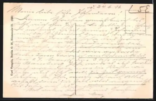 AK Dompierre, Blick zur Kirche im Ort